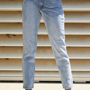 J Galt Straight Leg Medium Wash Jeans
